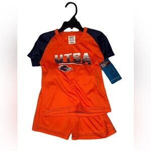 UTSA Roadrunners Toddler Size 2T Set With Shirt And Short New With Tags